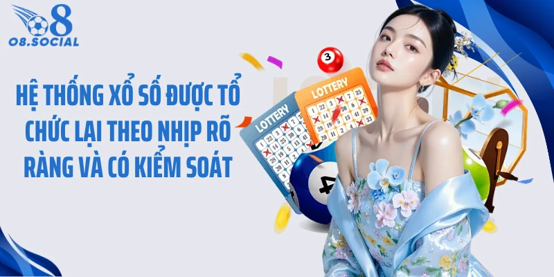 Hệ thống xổ số được tổ chức lại theo nhịp rõ ràng và có kiểm soát